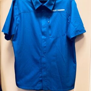 Helly Hansen Men's Vibrant Blue Casual Shirt